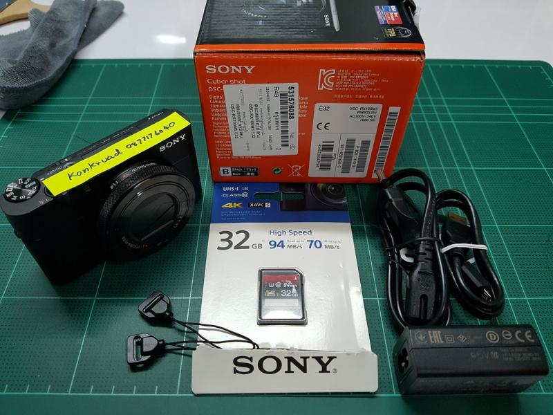 ขาย Sony RX100 mark V ใหม่มาก ใช้น้อยจริง 